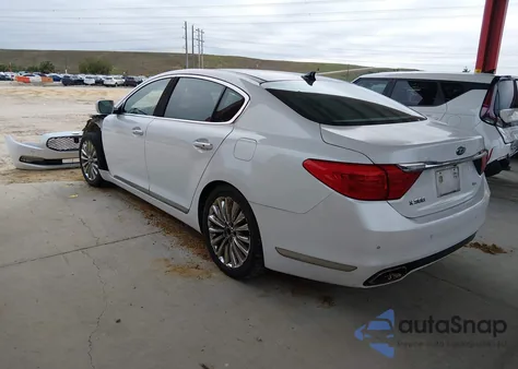 2015 Kia K900 Luxury z USA, uszkodzony, nr VIN KNALW4D41F6017215